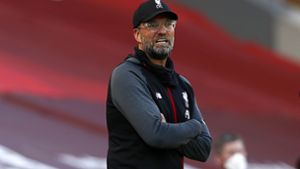 Jürgen Klopps FC Liverpool darf für das Achtelfinal-Hinspiel der Champions League  nicht nach Deutschland einreisen. (Archivbild) Foto: dpa/Clive Brunskill