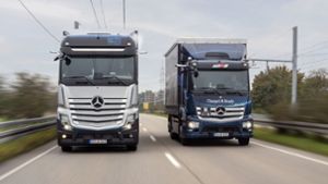 Daimler Truck will in Asien mit Toyota zusammenarbeiten. (Symbolbild) Foto: dpa/Daimler Truck