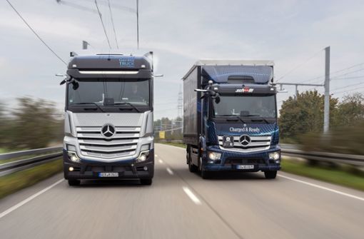 Daimler Truck will in Asien mit Toyota zusammenarbeiten. (Symbolbild) Foto: dpa/Daimler Truck