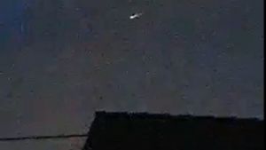 Verschwommene Aufnahmen im Netz zeigen das vermeintliche Ufo über Waiblingen. Foto: privat