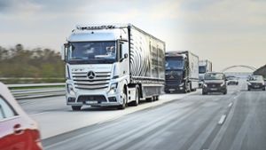 Daimler gibt seine Pläne für digital gekoppelte Lkw-Konvois auf. Foto: Daimler