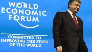 Der ukrainische Präsident Petro Poroschenko hat Russland in Davos der Aggression gegen sein Land bezichtigt. Foto: dpa