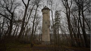 Der Wasserturm im Wäldle auf dem Schönbühl stammt aus dem Jahr 1916. Foto: Gottfried Stoppel