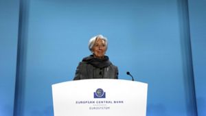Notenbankchefin Christine Lagarde Foto: AFP/DANIEL ROLAND