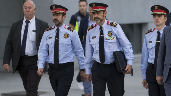 Spanien fordert Haft für katalanischen Polizeichef