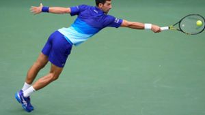 Novak Djokovic hat sich vergeblich nach dem Grand Slam gestreckt. Foto: AFP/TIMOTHY A. CLARY