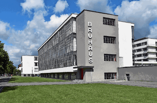 Das historische Bauhaus-Ensemble in Dessau. Foto: dpa