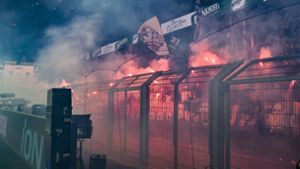 Die Bochumer Fankurve stand am 28. Januar in Flammen. (Archivbild) Foto: IMAGO/pepphoto/IMAGO/pepphoto / Horst Mauelshagen