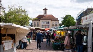 Der Marktplatz in Sindelfingen soll  künftig auch an Tagen, an denen  kein Markt ist, attraktiv und ansprechend sein. Foto: Eibner-Pressefoto/Michael Memmler