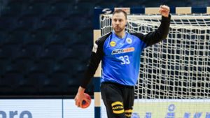 Deutschlands Handball-Torhüter Andreas Wolff jubelt beim Finalspiel gegen Ägypten. (Archivbild) Foto: dpa/Jan Woitas