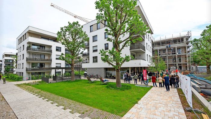 Neuer Wohnraum für Ludwigsburg: So sieht es aktuell im Baugebiet Jägerhof-Quartier aus