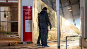 Explosion in der Kreissparkasse: Bankomat-Bomber schlagen wieder in Gerlingen zu
