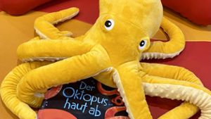 Buch mit Oktopus Foto: Stadtbücherei Marbach